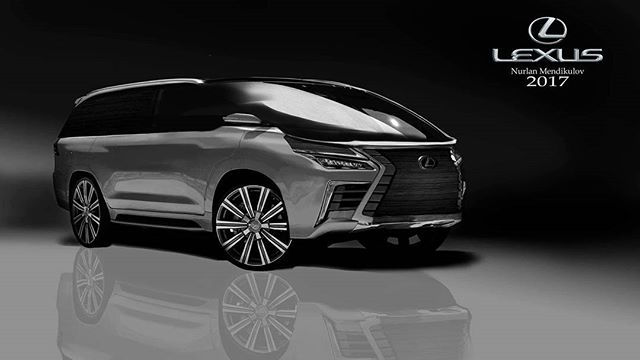 Lexus concept minivan