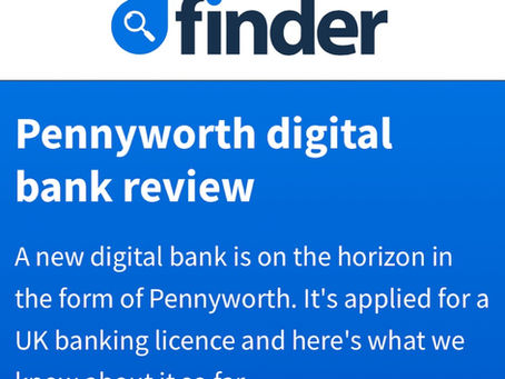 Finder UK - Pennyworth digital bank review