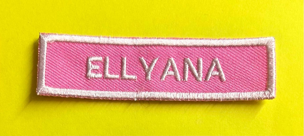 Thumbnail: Nametag (Background Warna Tulisan Putih)