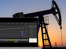 nexgineer screen with oil rig behind