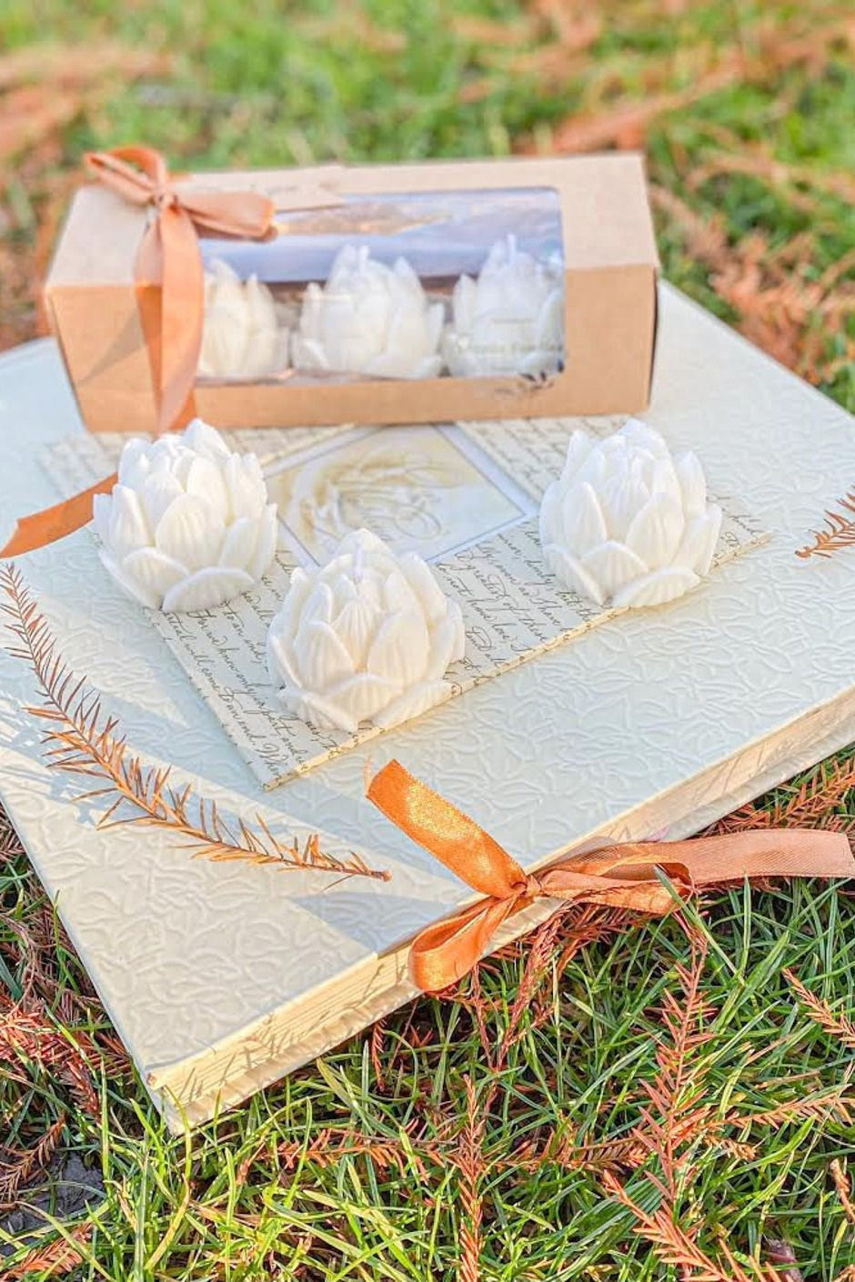 cute flower shaped candles decorative soy wax candles