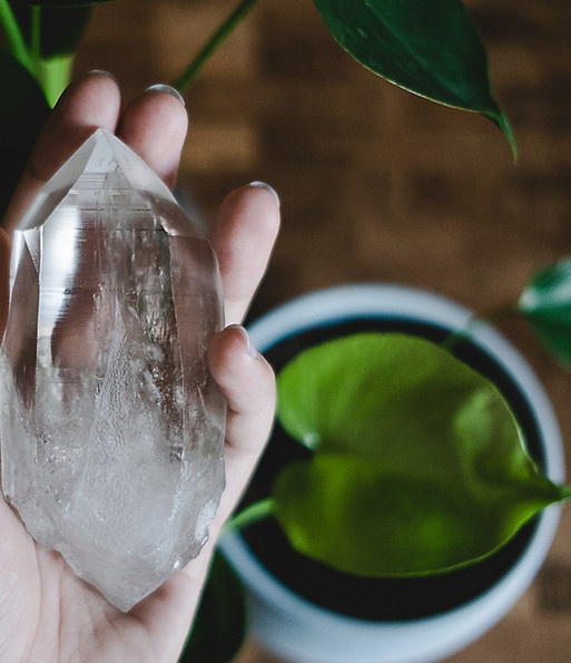 large quartz crystal
