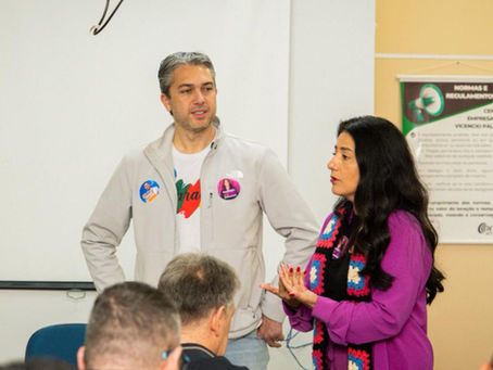 Marisol Santos e Daniel Trzeciak cumprem agenda em Nova Prata e reforçam compromisso com o desenvolvimento da Serra