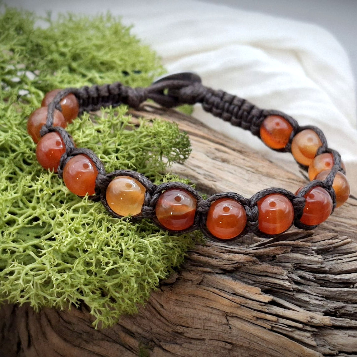 Bracciale Shambhala Corniola