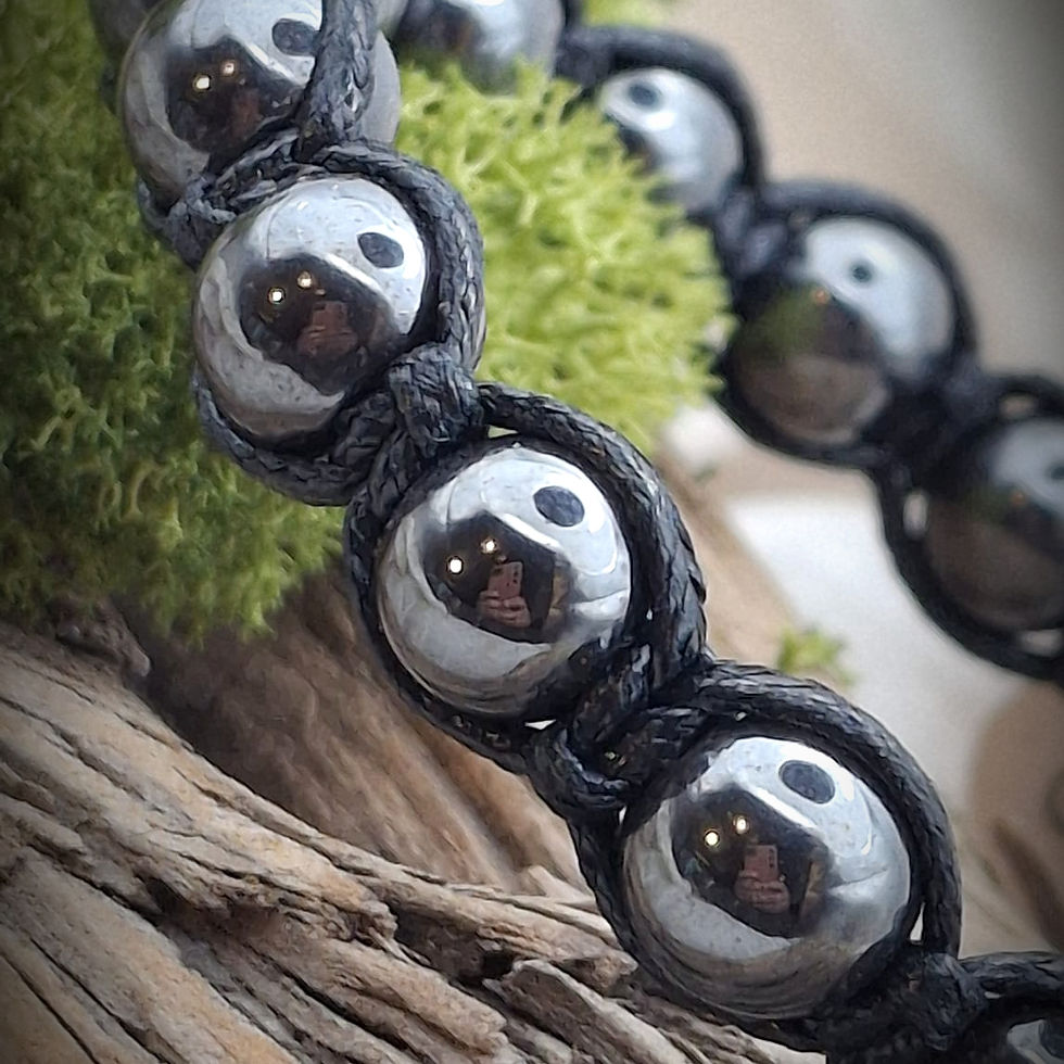 Miniatura: Bracciale Shambhala Ematite