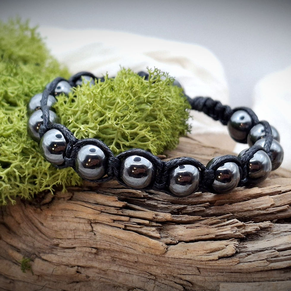 Miniatura: Bracciale Shambhala Ematite