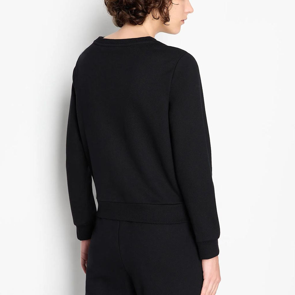 Thumbnail: ARMANI EXCHANGE Womens Sweatshirt Black