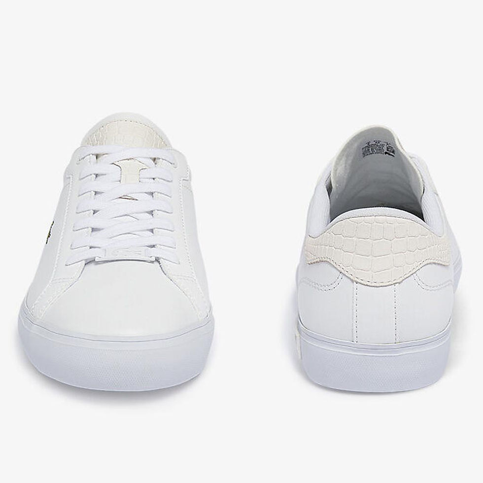 Thumbnail: LACOSTE Mens Powercourt Sneakers White 474A