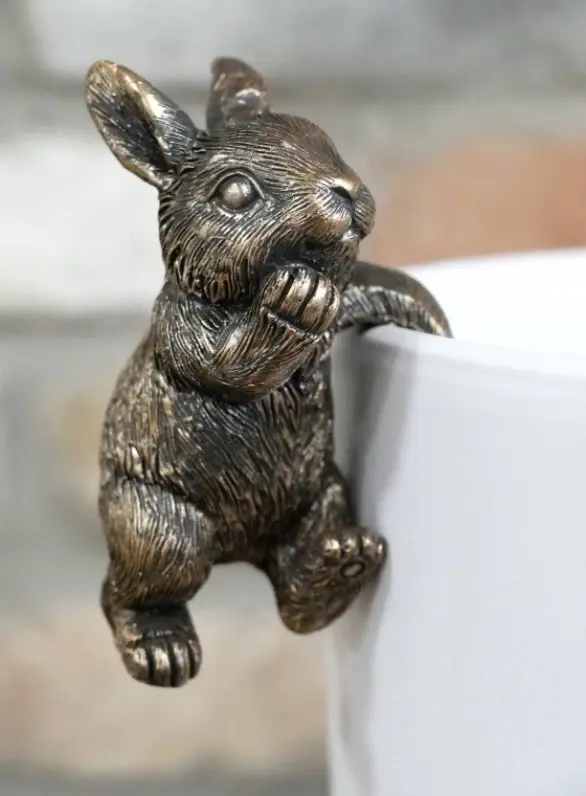 Brass Bunny Pot Hanger