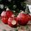 Thumbnail: Berry Red Christmas Glass Bauble Candle