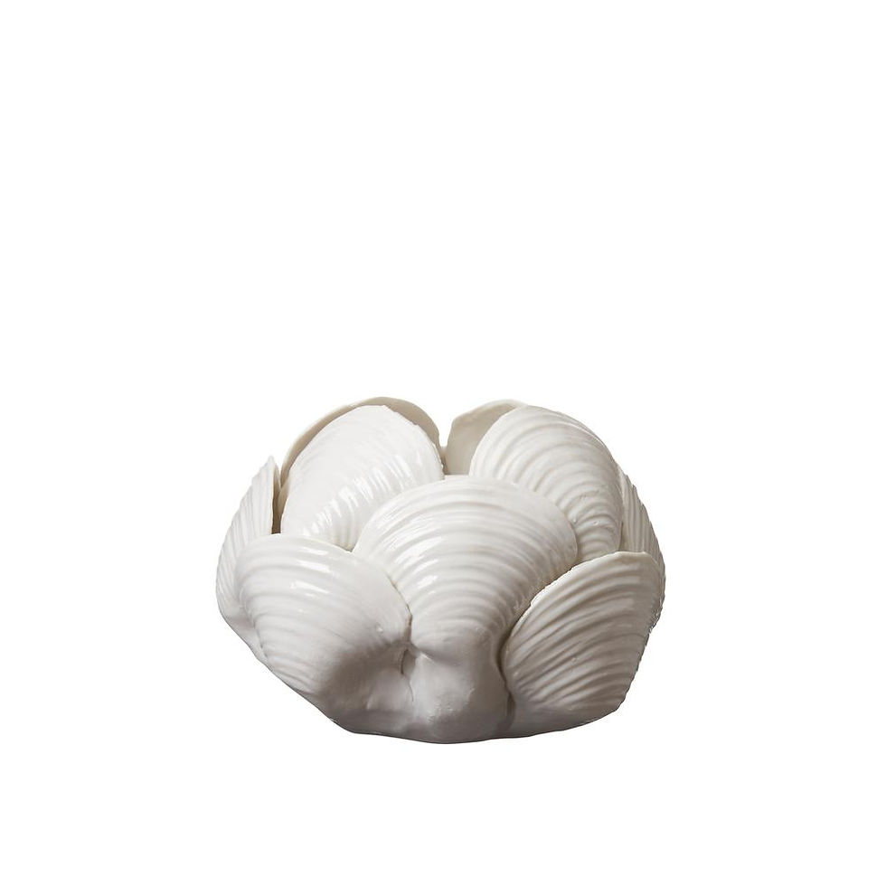 Thumbnail: Nerea White Flower Candle Holders - 2 Styles