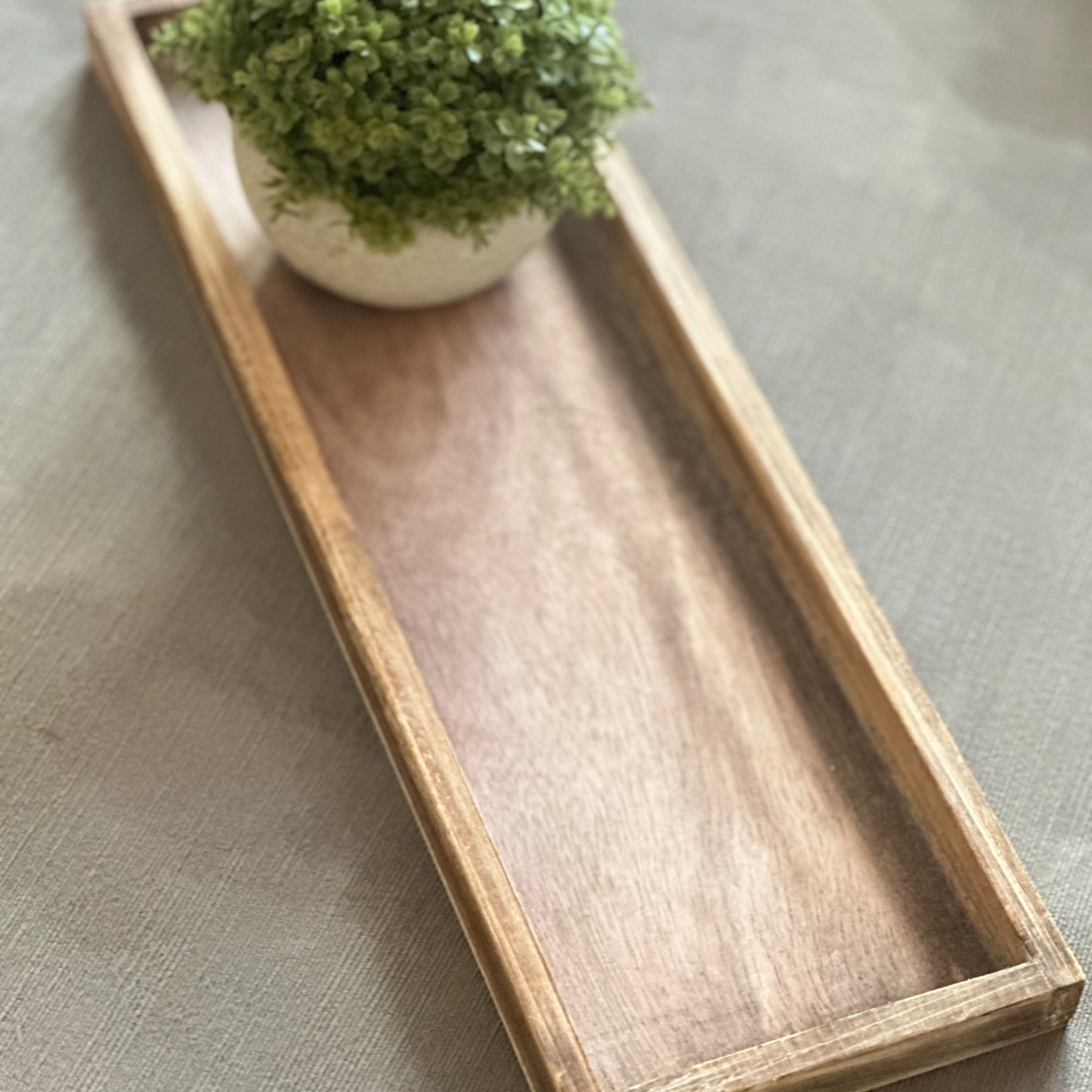 Rectangular Wooden Styling Tray