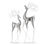Thumbnail: Silver Standing Reindeer