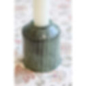 Antique Green Candlestick