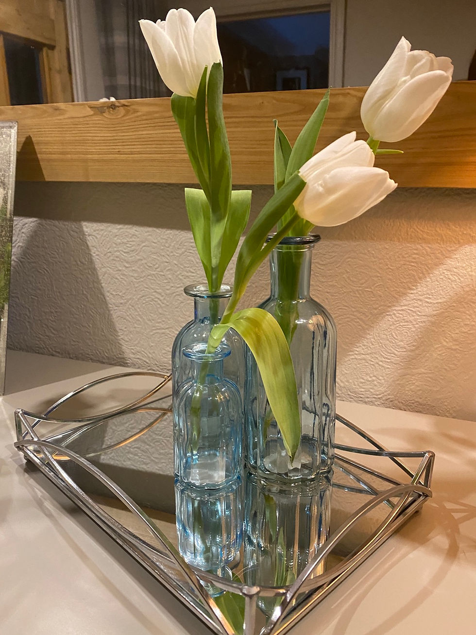 Blue Zambia Bottle Vase - 3 sizes