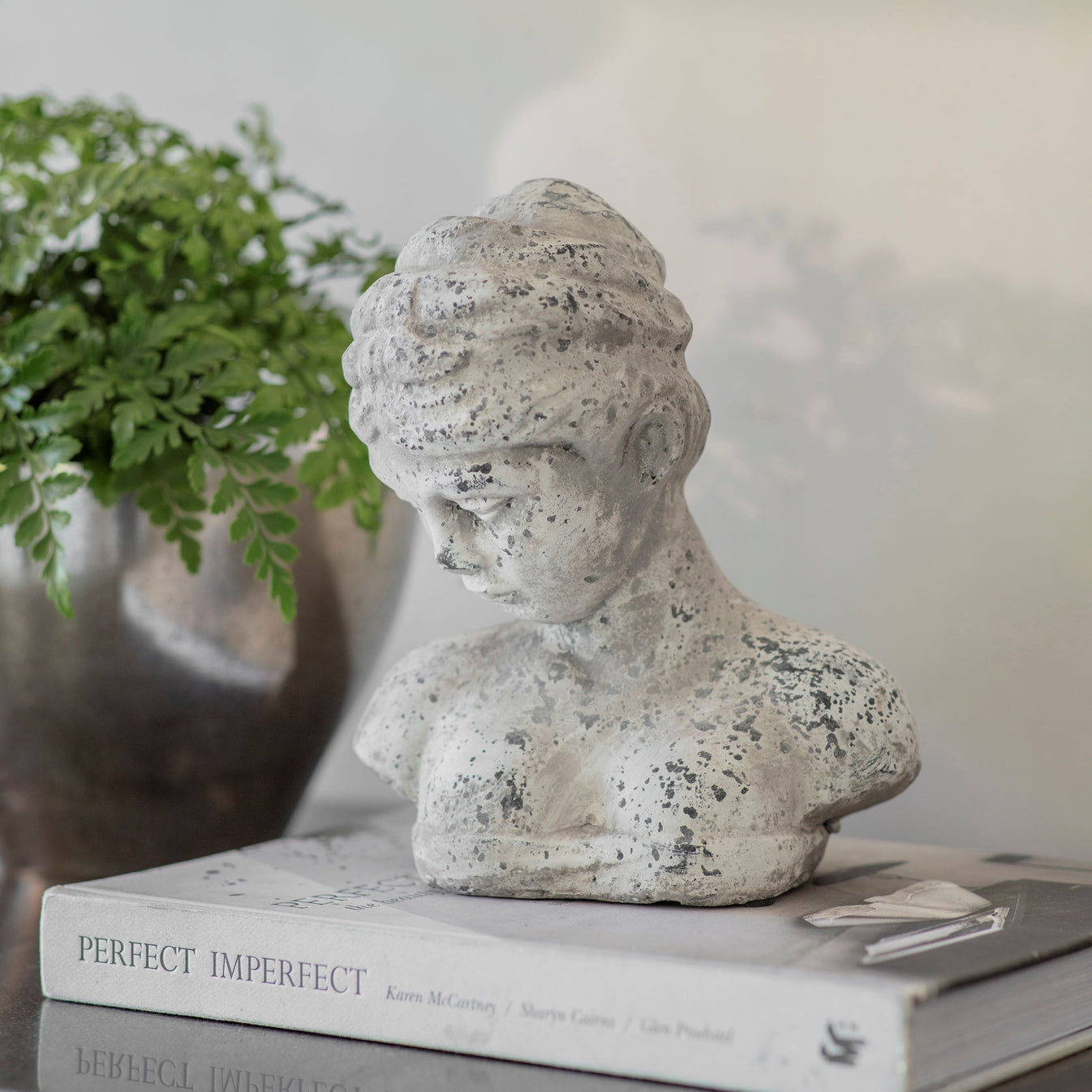 Stone Effect Female Bust