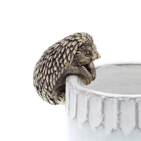 Brass Hedgehog Pot Hanger