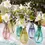 Thumbnail: Pink Glass Bud Vase