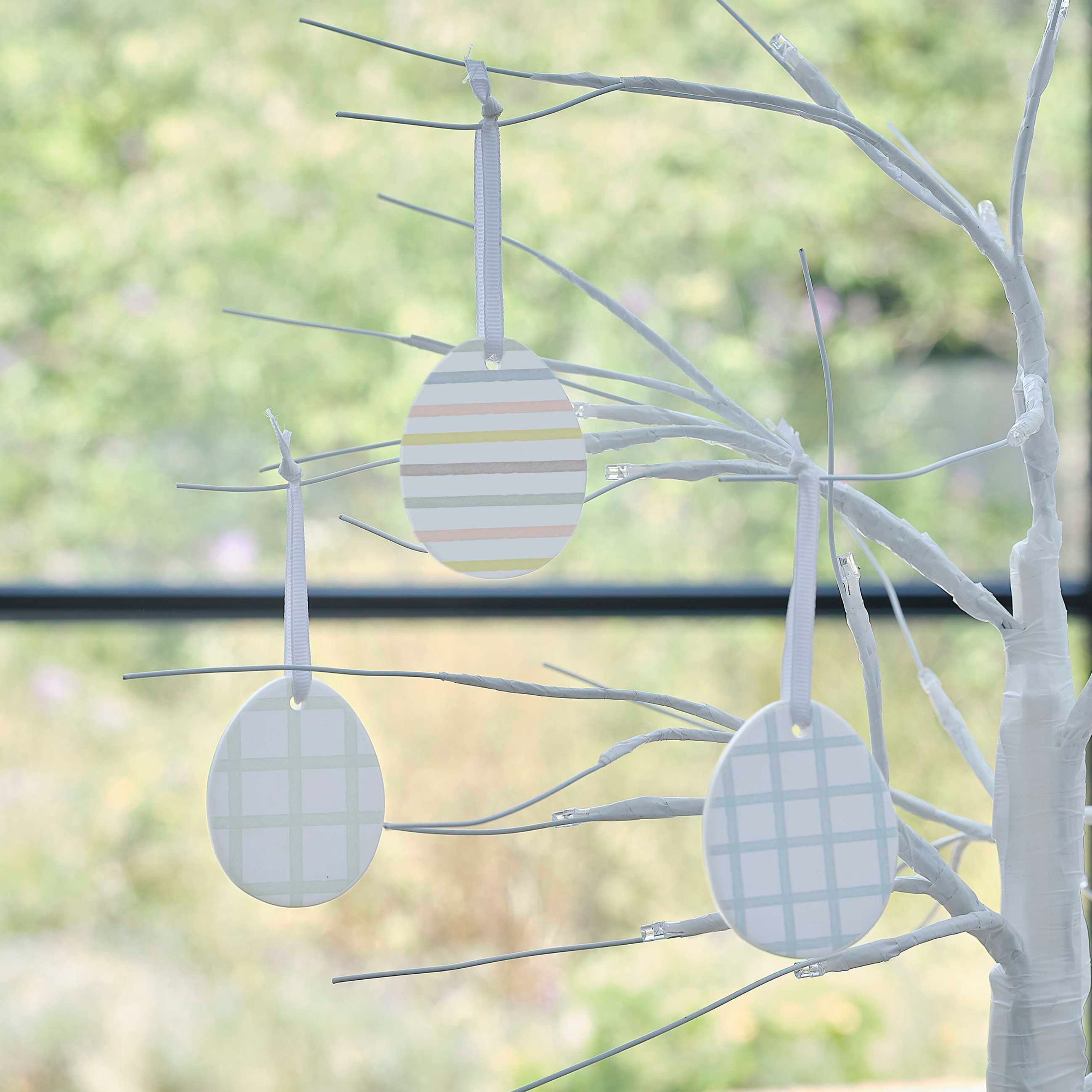 Ceramic Easter Egg Tree Decorations