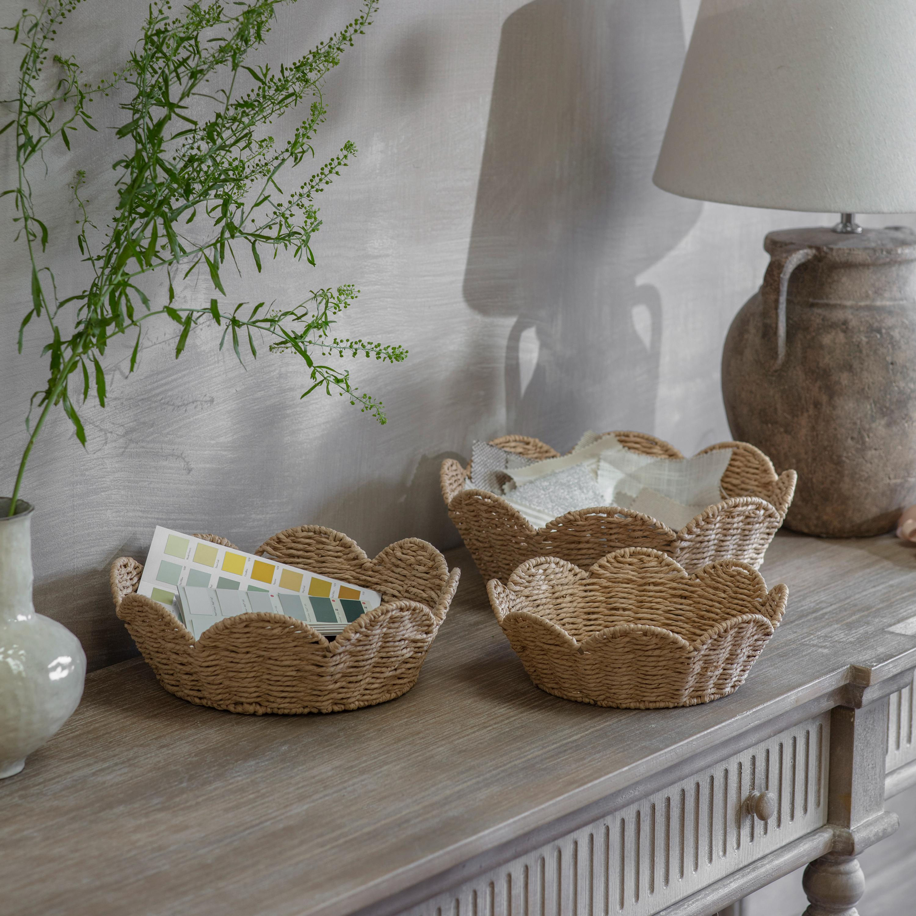 Cookham Scalloped Baskets