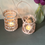 Thumbnail: Pink Metal Trellis T-Light Holder
