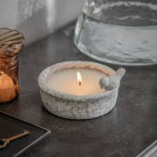 Birkdale Round Candle with Bird