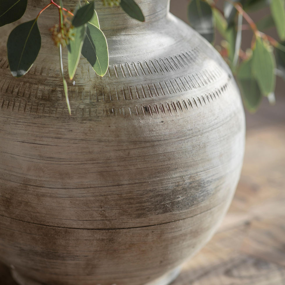 Stow Weathered Stoneware Vase