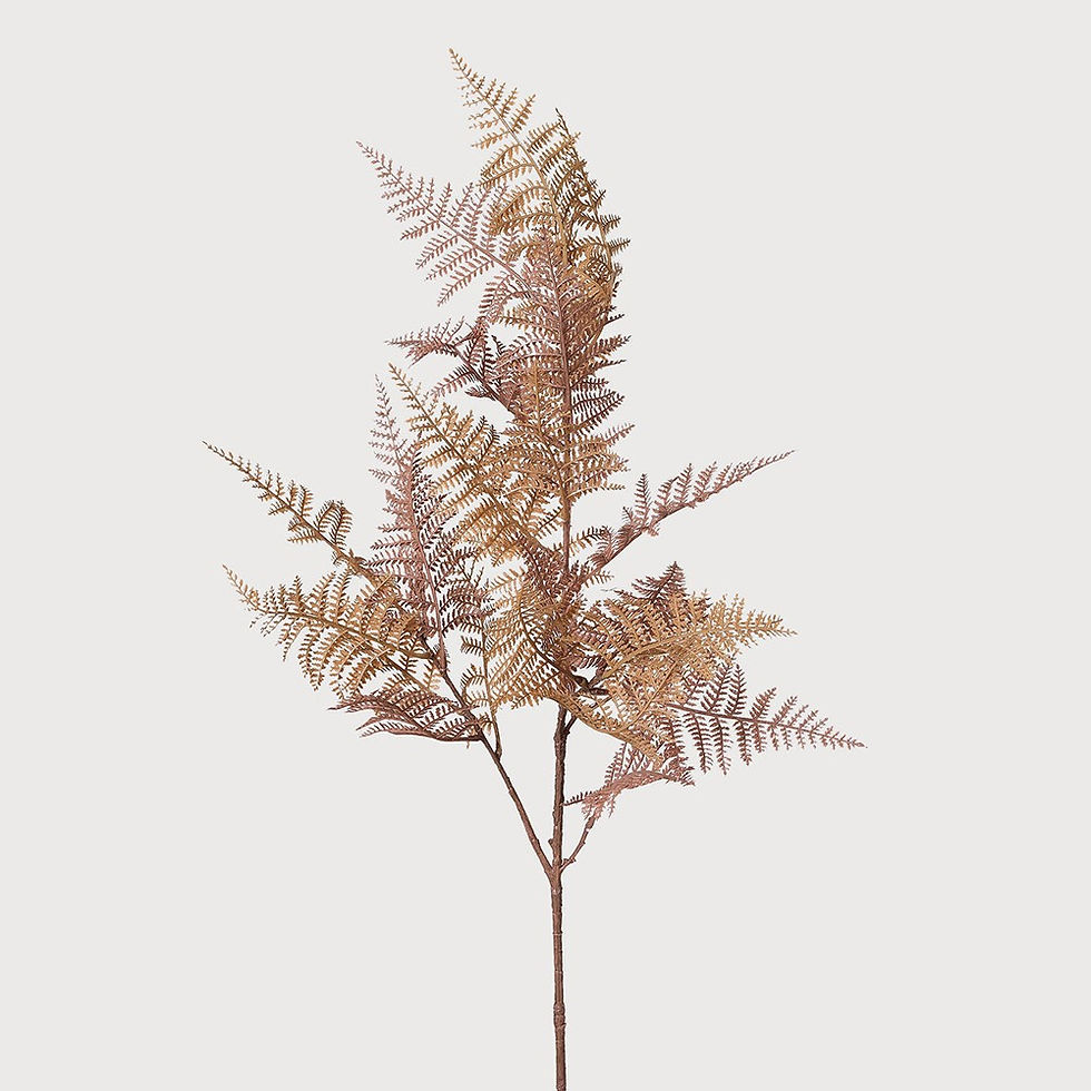 Faux Auburn Bracken Spray