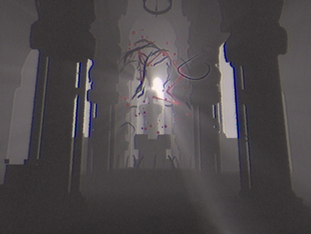 OUR ELUSIVE SUFFERING: explore a strange city and perform a blood ritual in this horror game.