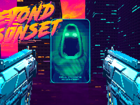 BEYOND SUNSET: an first-person RPG featuring high-octane action, graphics inspired by DOOM games.