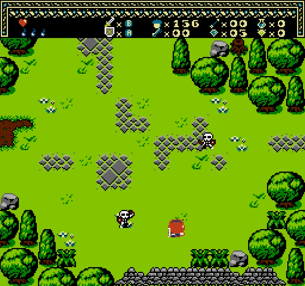 Light From Within is an 8-bit adventure heavily inspired by The Legend of Zelda.