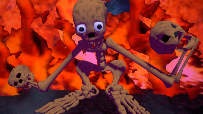 BONE TO PICK: Choose between different bones to create either your latest nightmare or a new friend