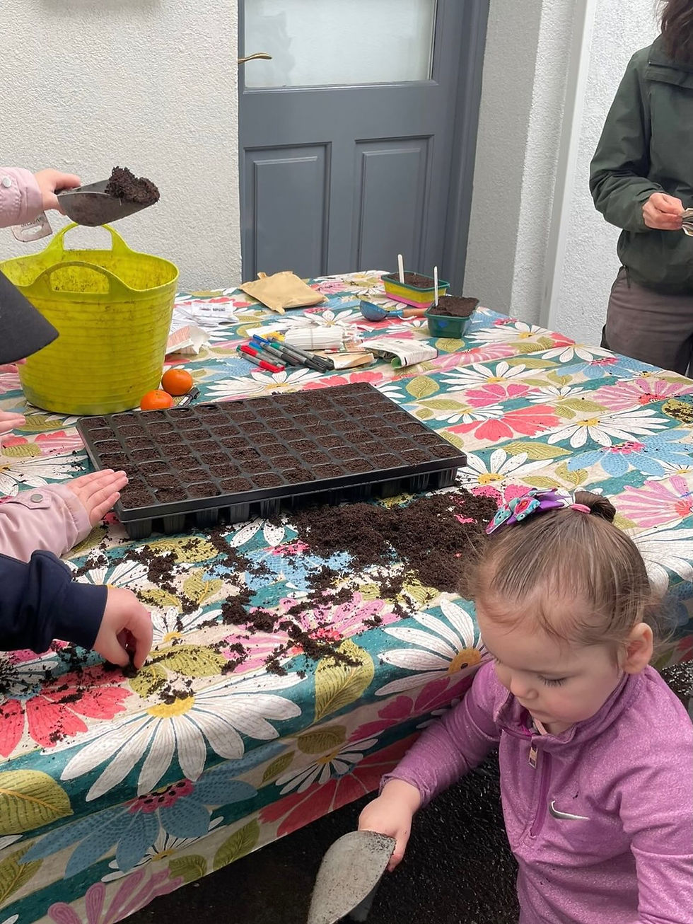 Family Gardening at Mayfield CDP