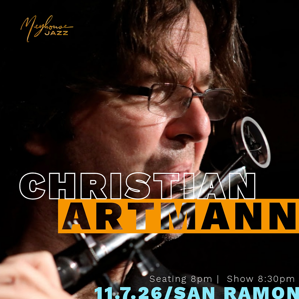 Christian Artmann Quintet — Music Without Borders (Sat 11/7 - 8 pm)