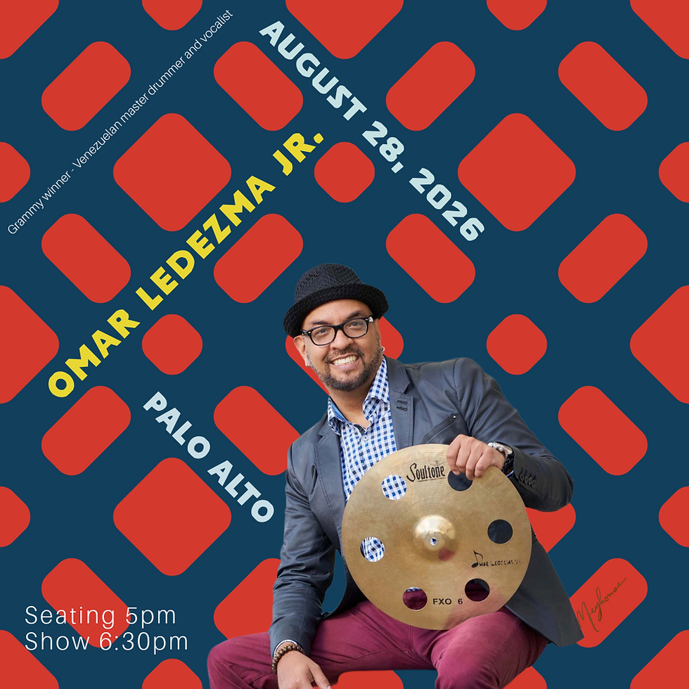 GRAMMY-Winning Artist Omar Ledezma Jr.: A Latin Jazz Mosaic (Fri 8/28- 5pm)