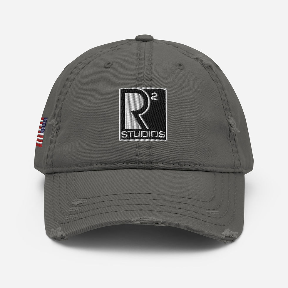 Thumbnail: Distressed Dad Hat - R Squared Studios