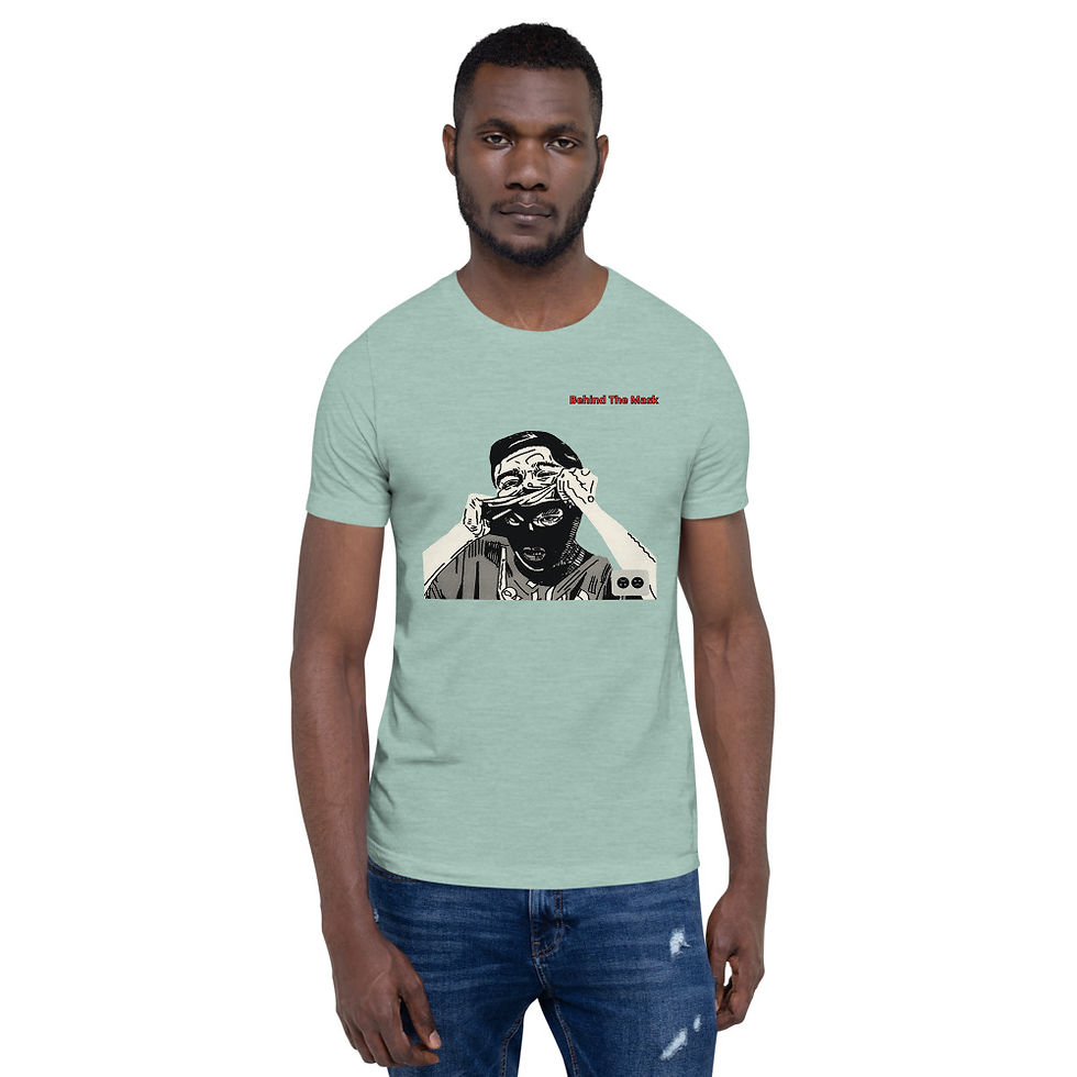 Thumbnail: Short-Sleeve Behind the Mask Unisex T-Shirt