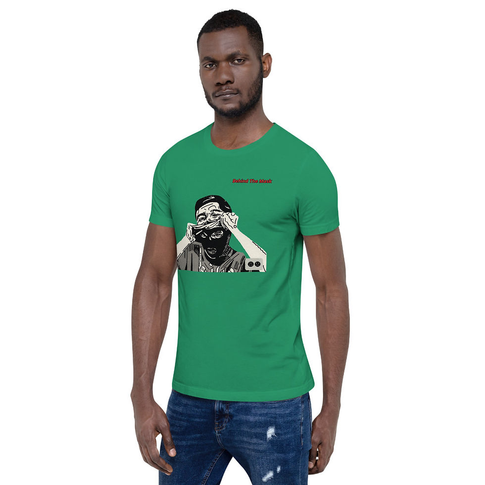 Thumbnail: Short-Sleeve Behind the Mask Unisex T-Shirt