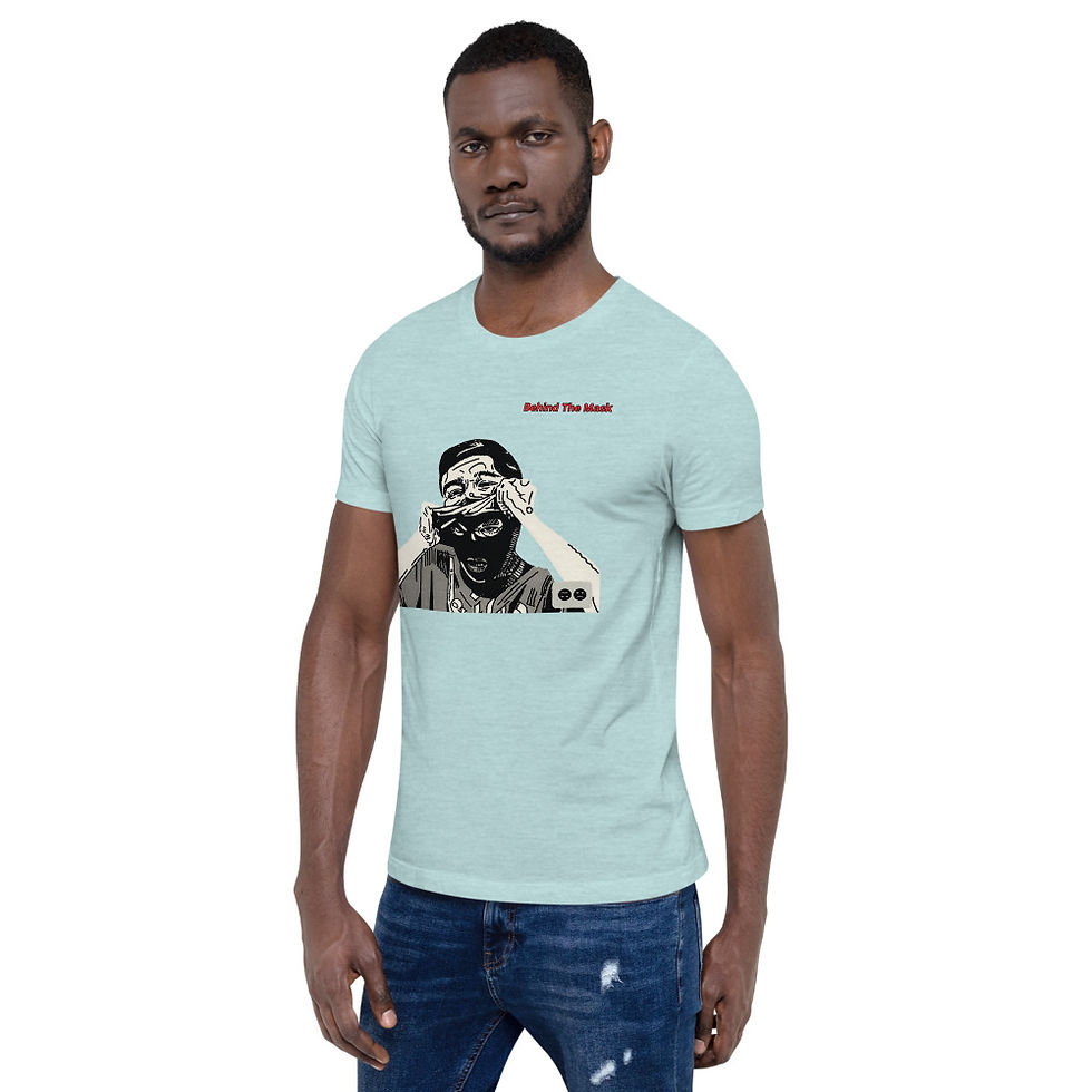 Thumbnail: Short-Sleeve Behind the Mask Unisex T-Shirt