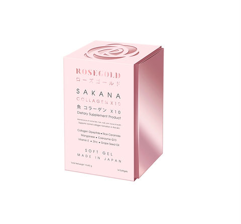 サカナコラーゲン Sakana Collagen x10 &lt; 2箱=28日分&gt; Amazon.com: Rosegold SAKANA Collagen x 10 : Health & Household