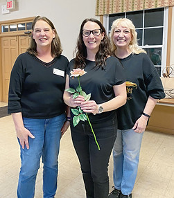 New Member Vicki with Kat and Diane 3-26
