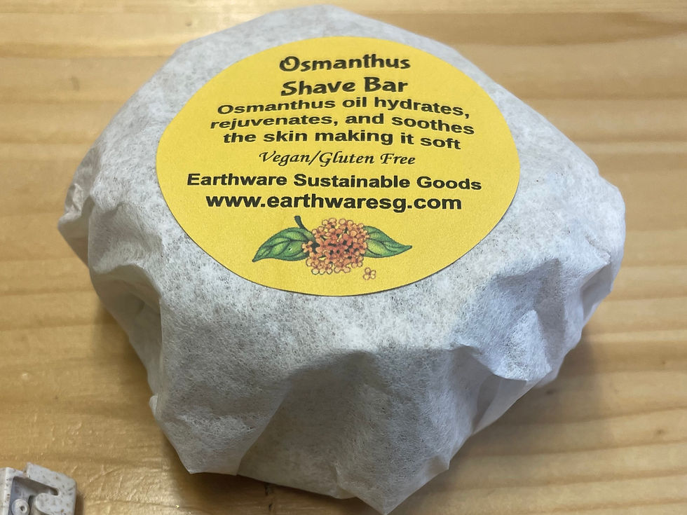 Thumbnail: Osmanthus oil Zero waste shave bar 