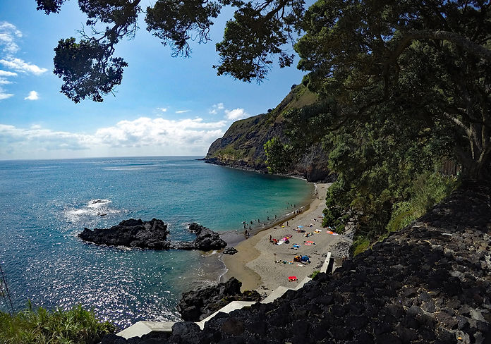 Azores travel guide - Sao Miguel sandy beach