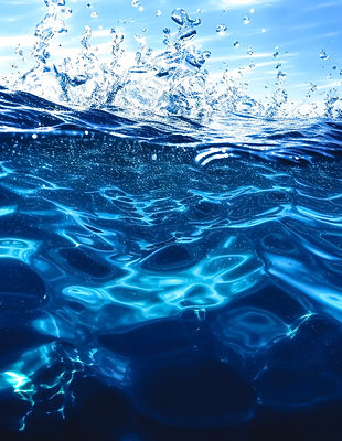 Designed by Freepik splash-water-dark-background-generative-