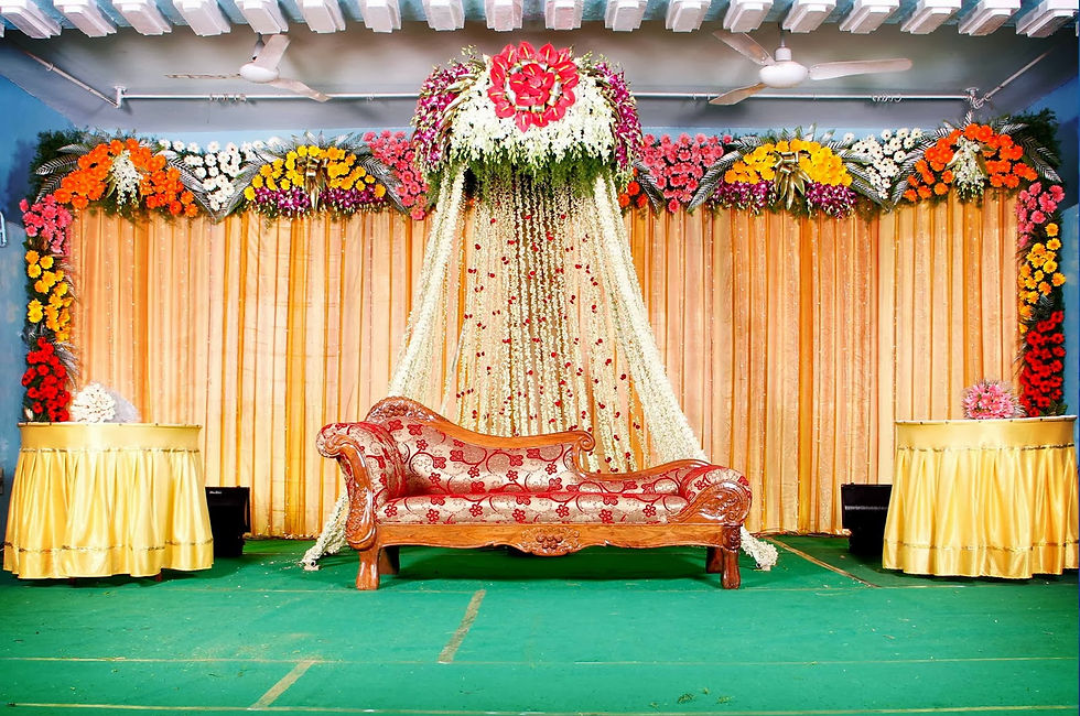 Latest-marriage-wedding-reception-stage-background-decorations-in-Hindu-christia