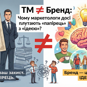 ТМ ≠ Бренд: Чому маркетологи досі плутають «папірець» з «ідеєю»?