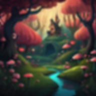 wonderland background in dark theme forest.jpg
