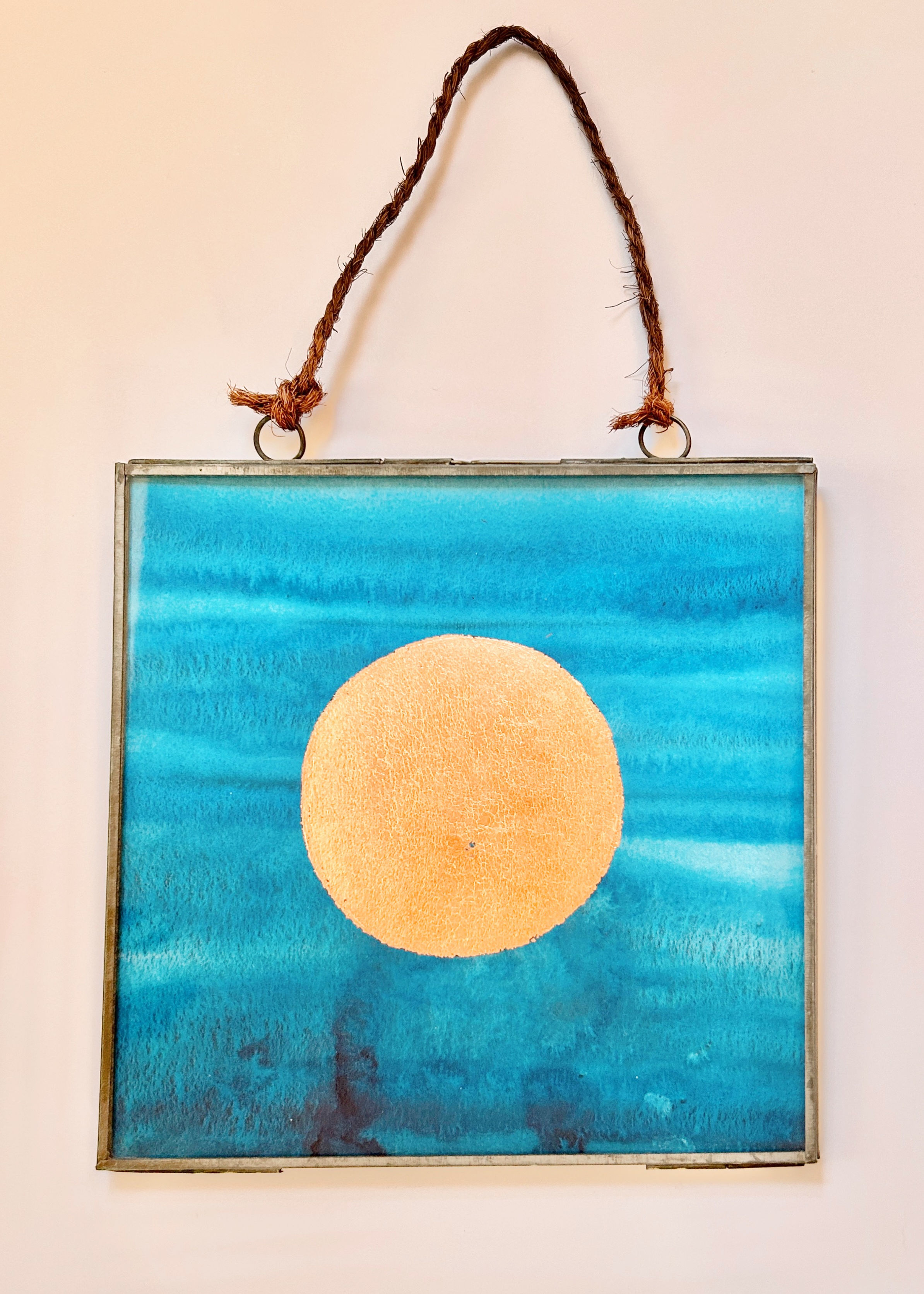 Framed watercolor