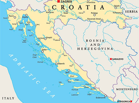 Luxury Yacht Charter - Croatia-Map