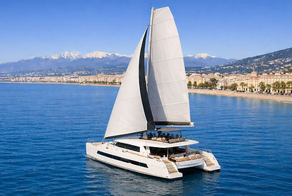 Bali 5.4 sailing along a coastline.